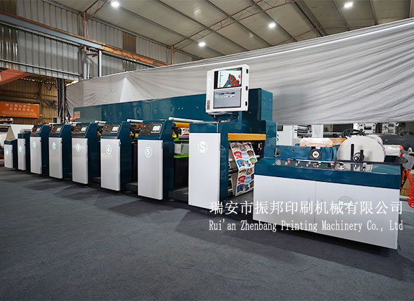 950型5色花瓣式機組柔印機